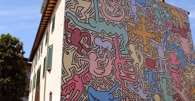 Tuttomondo - Keith Haring Wall in Pisa